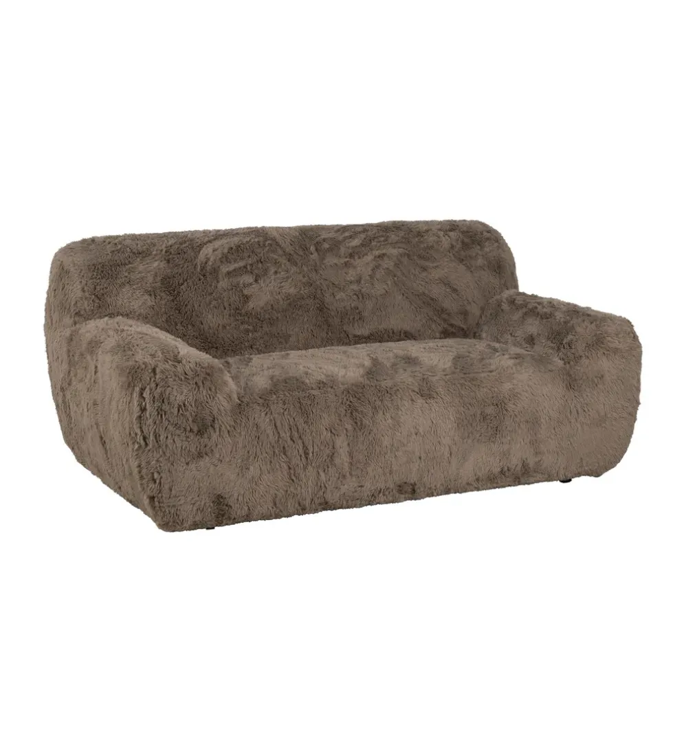 Sofa dwuosobowa WOLLY 185 cm brązowy