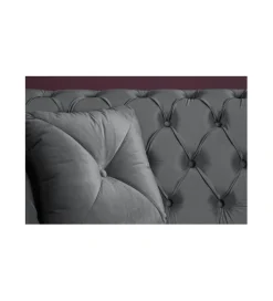 Sofa Euphoria 225 cm srebrno szara