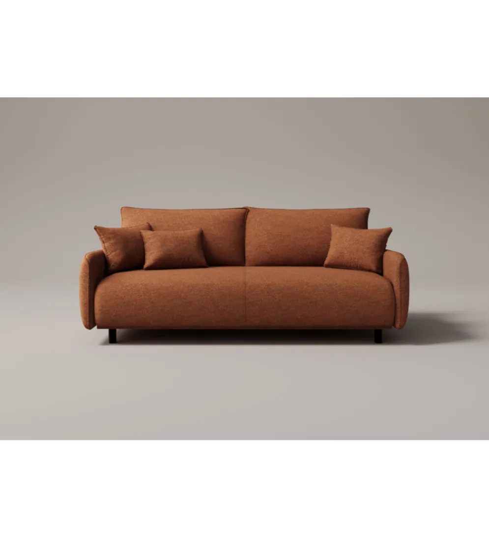 Sofa FABIOLA 218 cm z funkcją spania z pojemnikiem na pościel