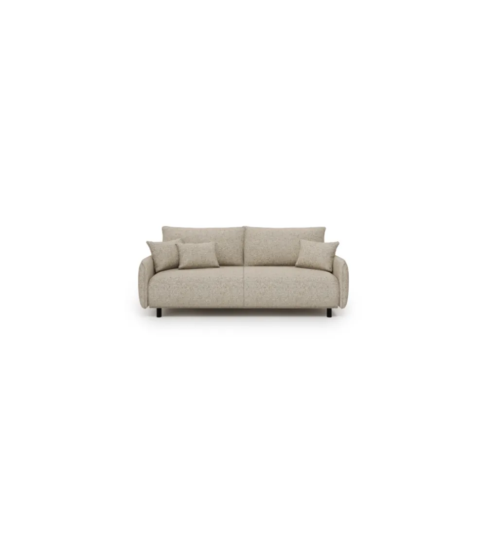 Sofa FABIOLA 218 cm z funkcją spania z pojemnikiem na pościel