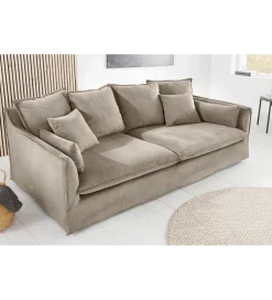 Sofa HEAVEN 200 cm cord greige