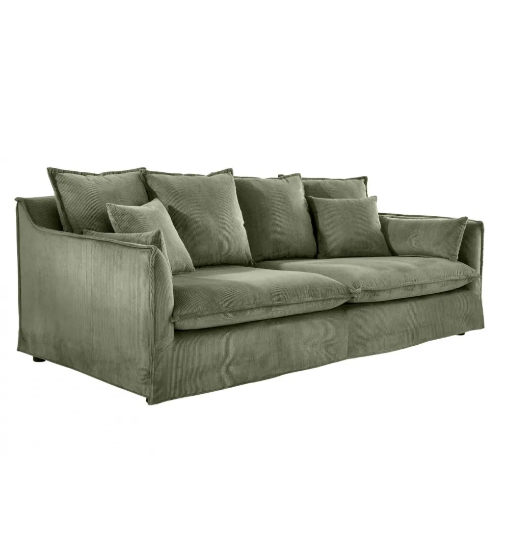 Sofa HEAVEN 200 cm cord zielony