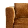 Sofa MODERN BAROCK 240 cm aksamitna musztardowo-żółta
