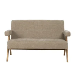 Sofa NAMGAN 134 cm beżowy naturalny