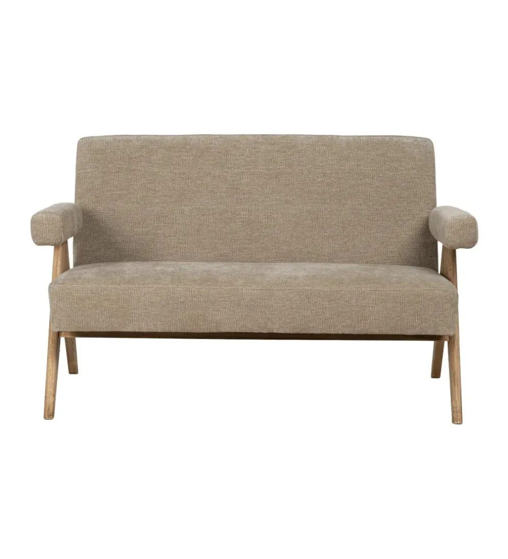 Sofa NAMGAN 134 cm beżowy naturalny