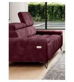 Sofa PALLADIO 212 Cm Z Elektrycznie Wysuwanym Siedziskiem