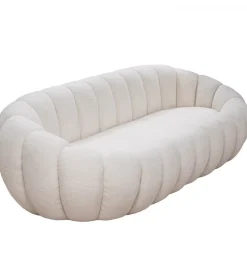 Sofa PUFETER 199 cm biała