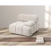 Sofa ROYAL 295 cm XL ze zdejmowanym pokryciem bouclé szare