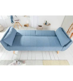 Sofa Rozkładana BELLA 215 Cm Jasnoniebieska Puella
