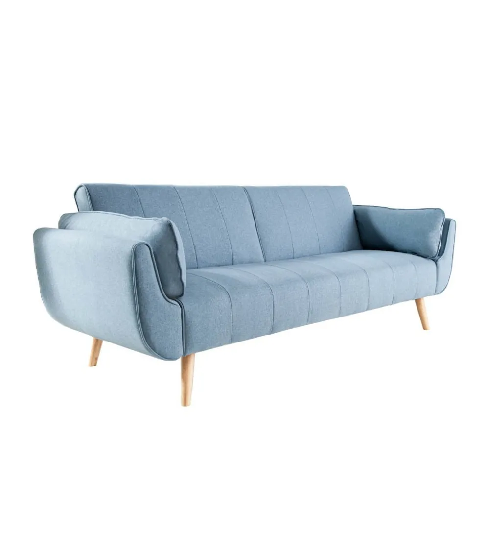 Sofa Rozkładana BELLA 215 Cm Jasnoniebieska Puella