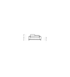 Sofa rozkładana GEMINI Gandi C 227 Cm Z Funkcją Spania