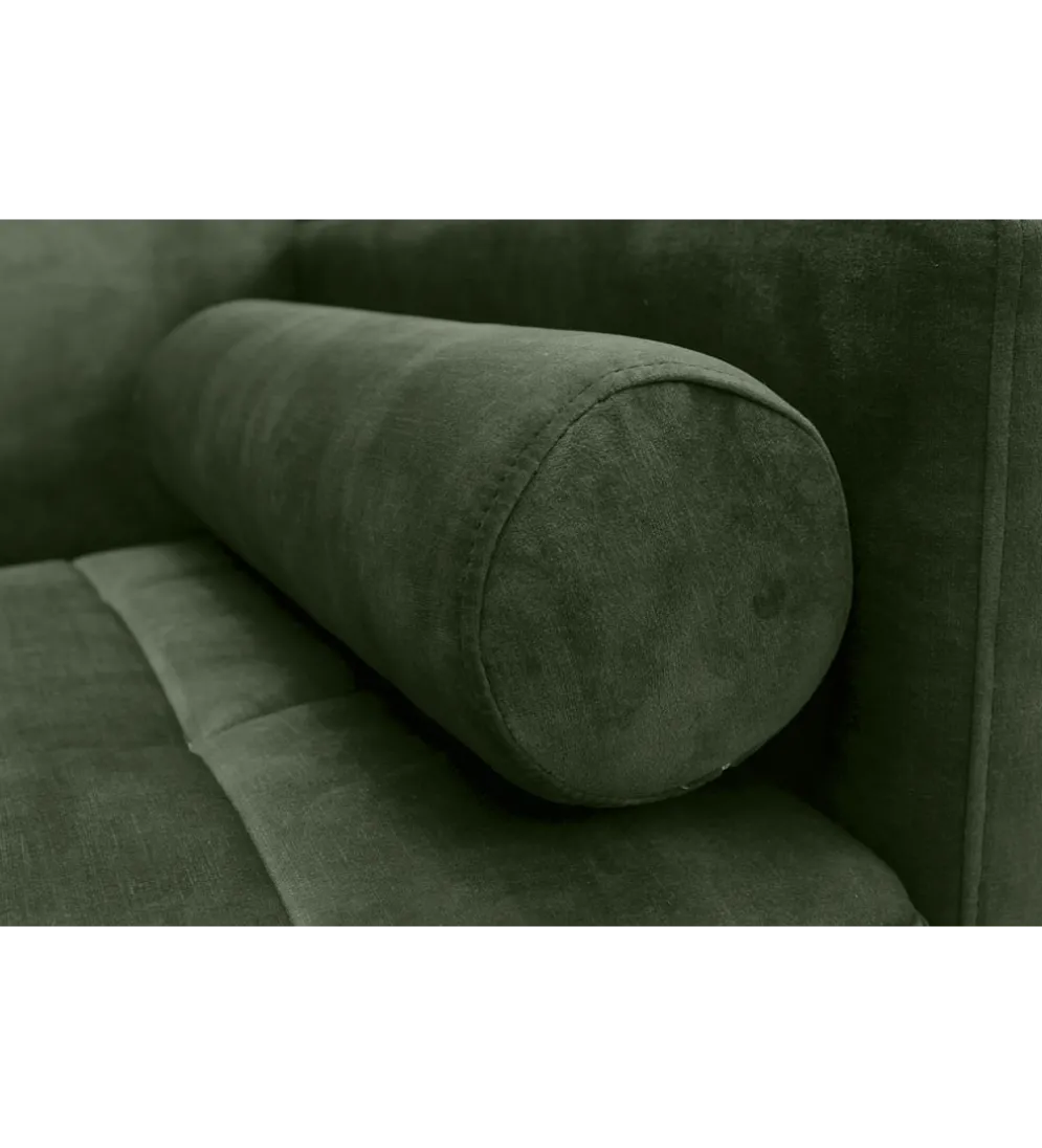 Sofa rozkładana MANILLA 196 cm ciemnozielona