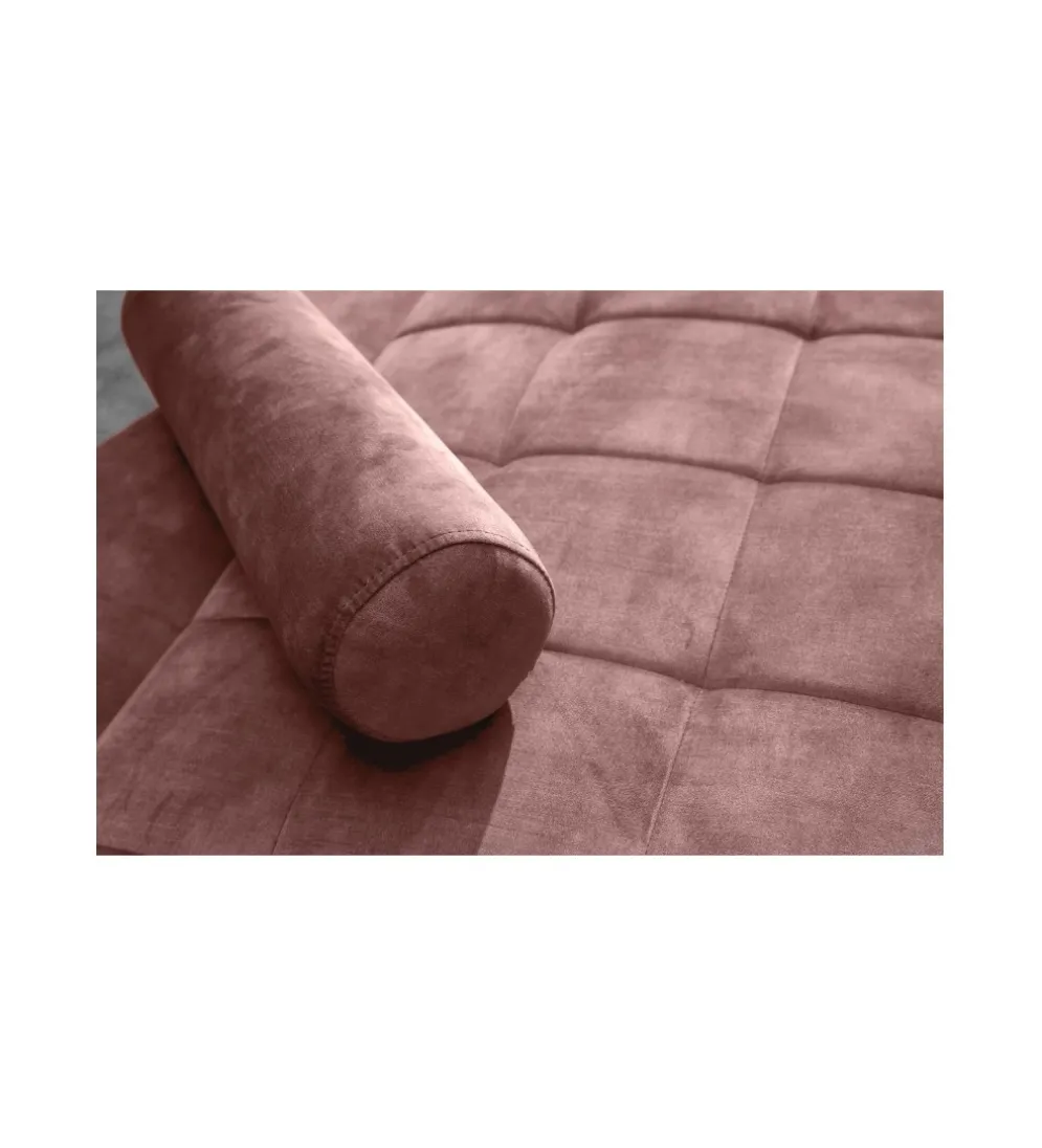Sofa rozkładana MANILLA 196 cm różowa