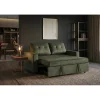 Sofa SMART 140 cm z funkcją spania zielony