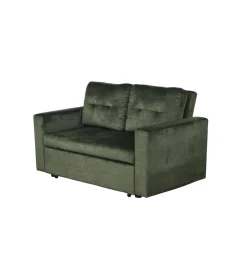 Sofa SMART 140 cm z funkcją spania zielony