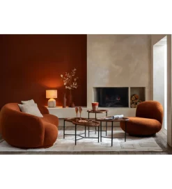 Sofa SNOW 234 cm pomarańczowa