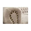 Sofa trzyosobowa ROCHESTER Chesterfield 200 cm beżowa