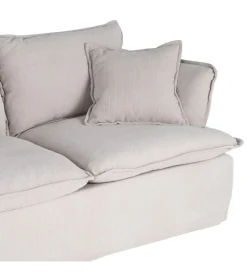 Sofa ZAPLASO 181 cm kremowa
