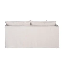 Sofa ZAPLASO 181 cm kremowa