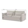 Sofa z funkcją spania APARTMENT 215 cm szara