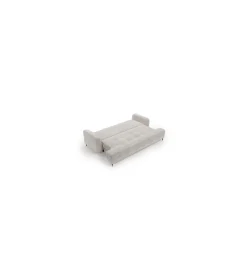 Sofa z funkcją spania PARIS 222 cm taupe/szary