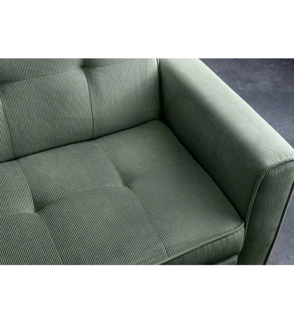 Sofa z funkcją spania SMART 180 cm cord zielony