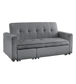 Sofa z funkcją spania SMART 180 cm cord szary