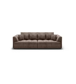 Sofa z funkcją spannia Big SofaTiga 302 cm z elektrycznie wysuwanym siedziskiem