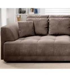 Sofa z funkcją spannia Big SofaTiga 302 cm z elektrycznie wysuwanym siedziskiem