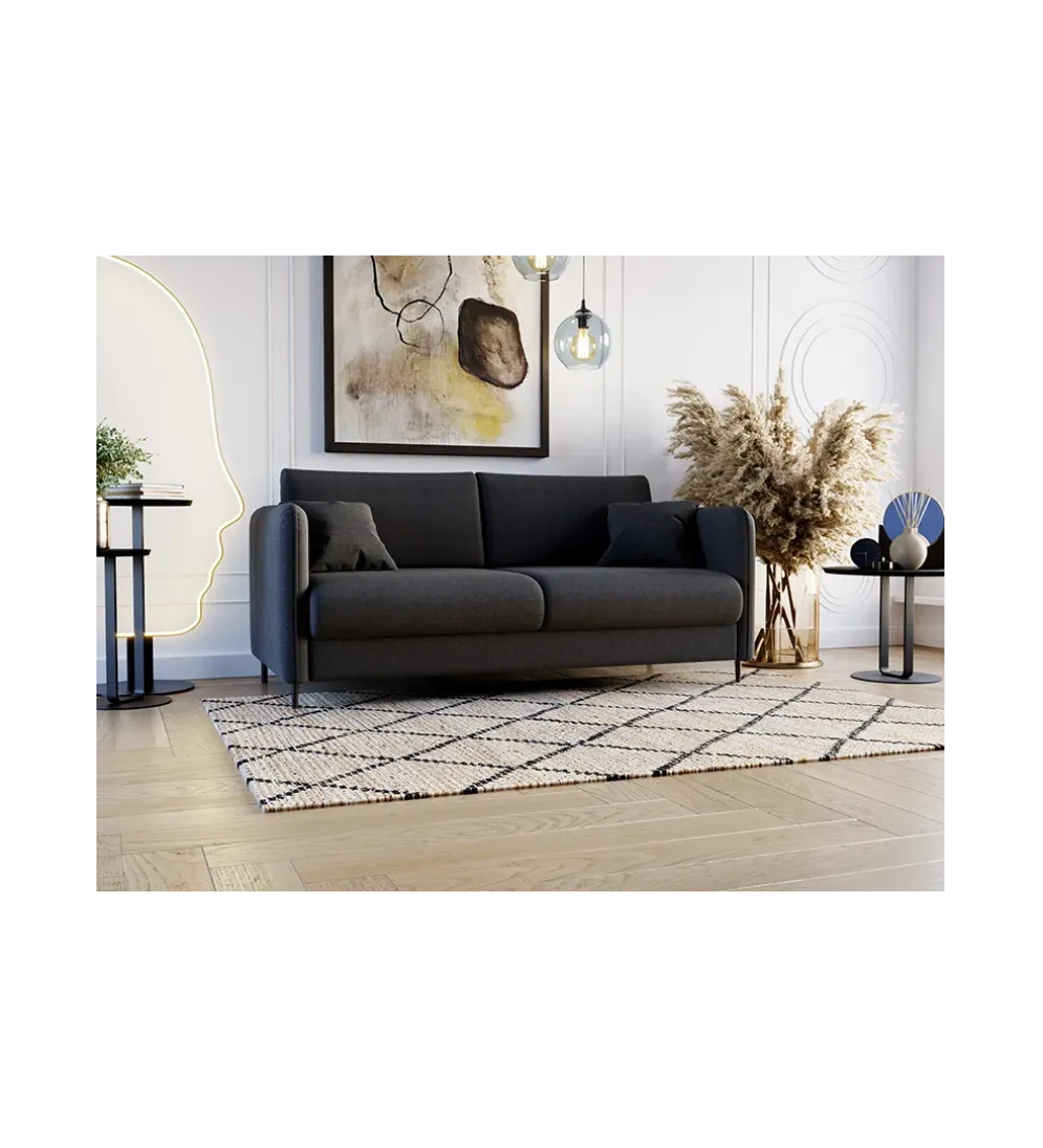 Sofa z włoskim stelażem SKY 182 cm z funkcją spania