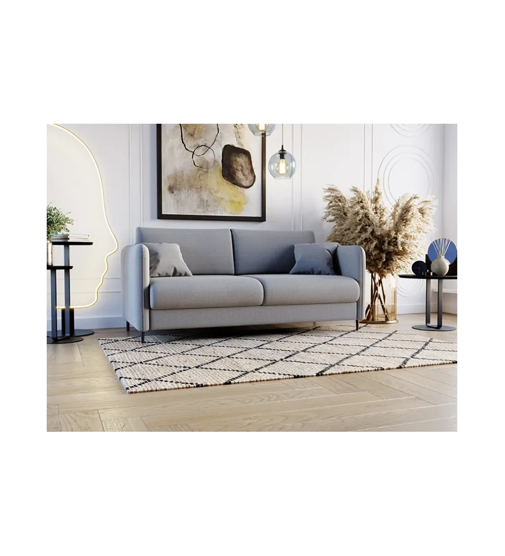 Sofa z włoskim stelażem SKY 182 cm z funkcją spania