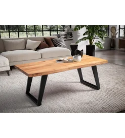 Solik kawowy FRIGI 120 cm drewno akacja