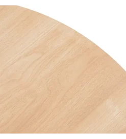 Stół AGARA 100 cm biały naturalny blat