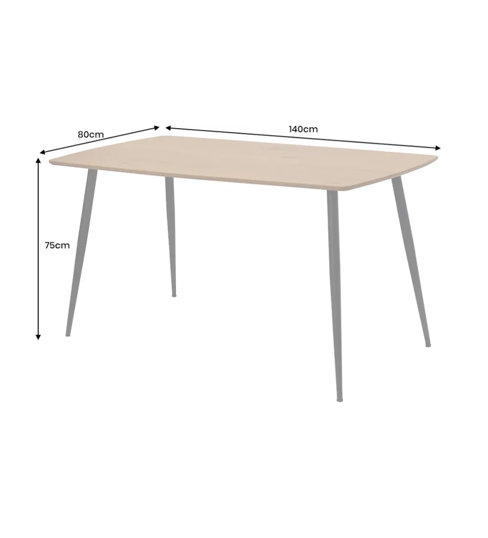 Stół APARTMENT 140 cm naturalny