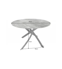 Stół ARKANSAS 120 cm ceramika