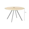 Stół ATELIER 120 cm kolor naturalnego dębu