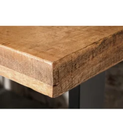 Stół barowy Iron Craft 120 cm drewno Mango