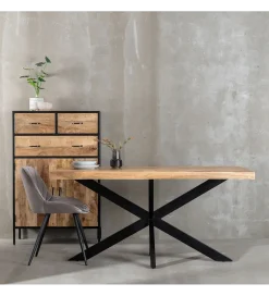 Stół BENRY 160 cm drewno mango naturalny