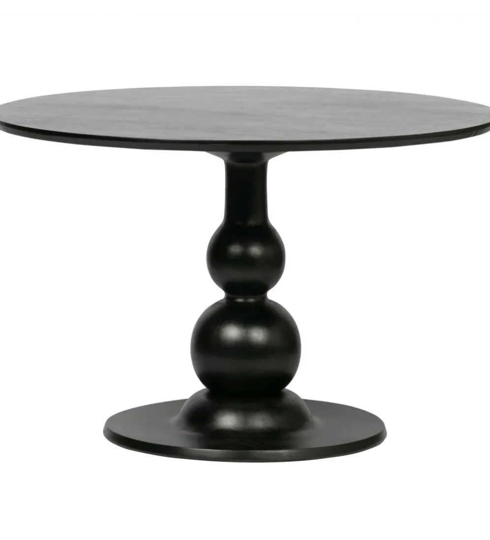 Stół BLANCO 120 cm drewno mango czarny