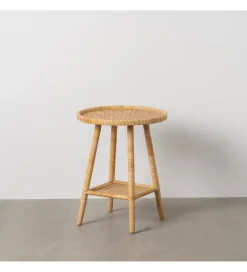 Stół BYMYS 45 cm ratan naturalny