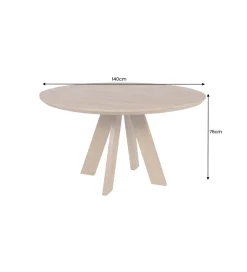 Stół Craft ART WOOD 140 cm drewno mango naturalny
