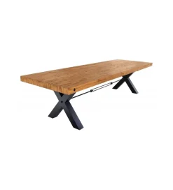 Stół FACTORY 300 cm drewno sosna brąz