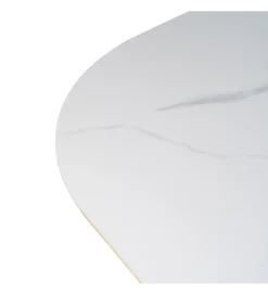 Stół FORYK 180 cm naturalny blat ceramika