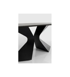 Stół GLORIA 180 x 90 cm ceramiczny blat czarny