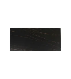 Stół GLORIA 180 x 90 cm ceramiczny blat czarny