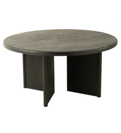 Stół HERAS 150 cm drewno teak czarny