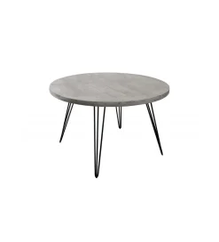 Stół MORENA 120 cm drewno mango szary