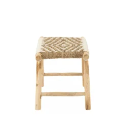Stołek WAVERLY 60 cm drewno teak