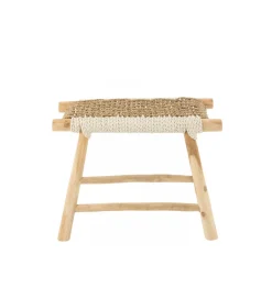 Stołek WAVERLY 60 cm drewno teak