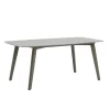 Stół ogrodowy MARIN 180 cm szary beżowy porcelanowy blat